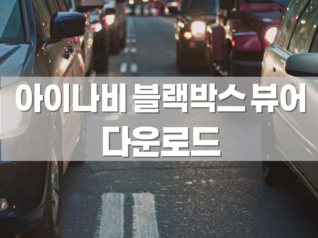 아이나비 블랙박스 뷰어 다운로드