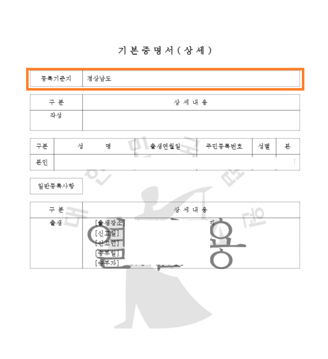 출생신고서 열람 신청 방법(전화 필수)